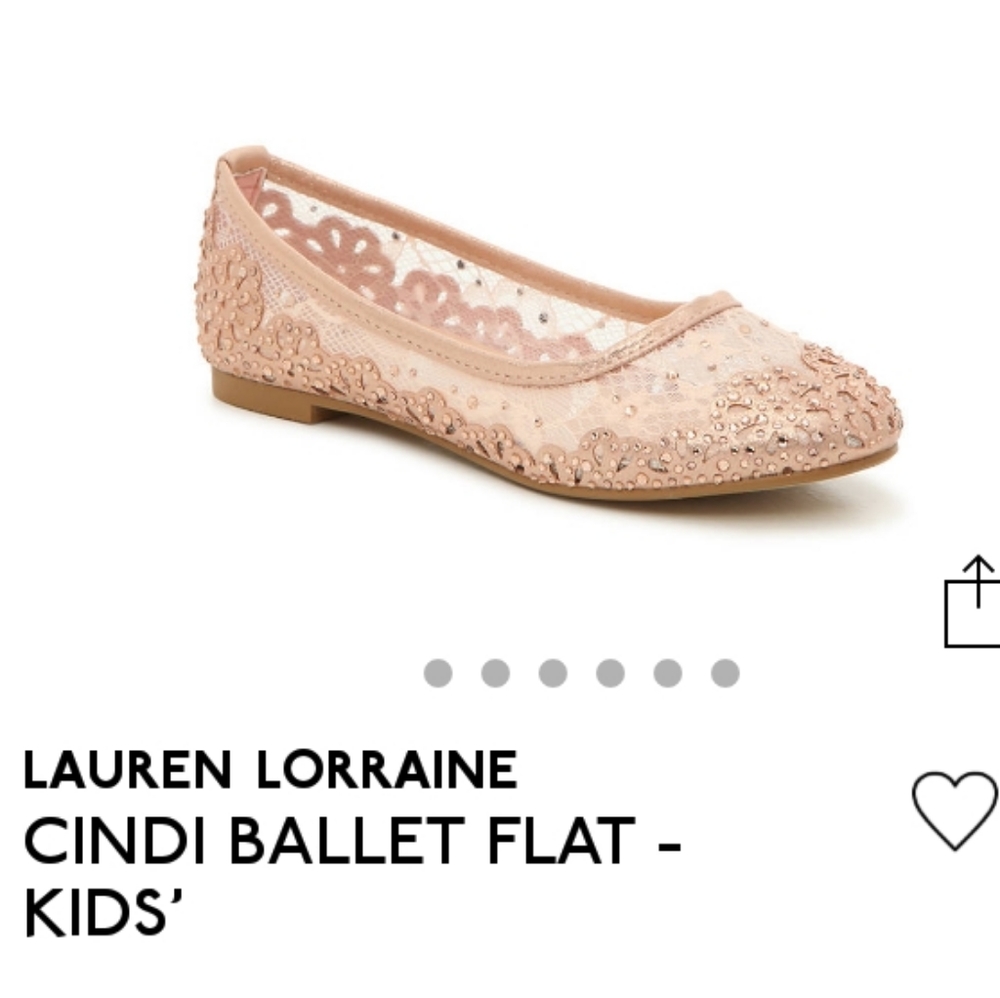 EUC Lauren Lorraine Lace Cindi Flats